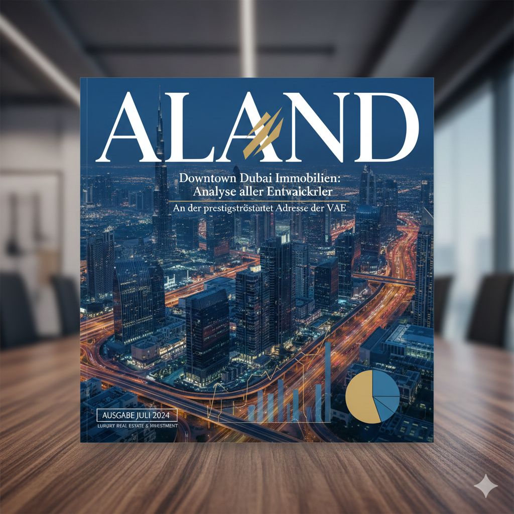 Downtown Dubai Skyline Burj Khalifa und Luxusresidenzen 2025